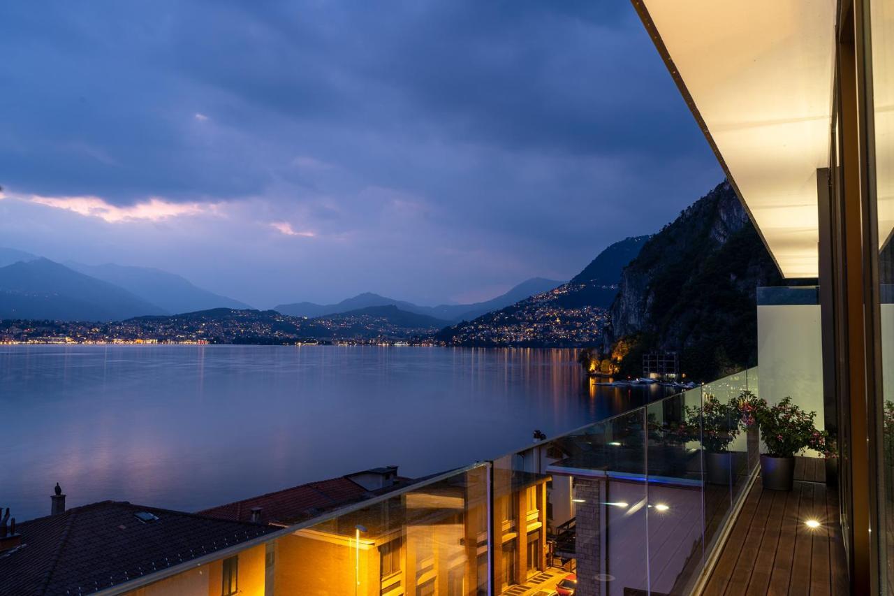 Grand Hotel Campione Campione dʼItalia Esterno foto View of Lake Como from the hotel