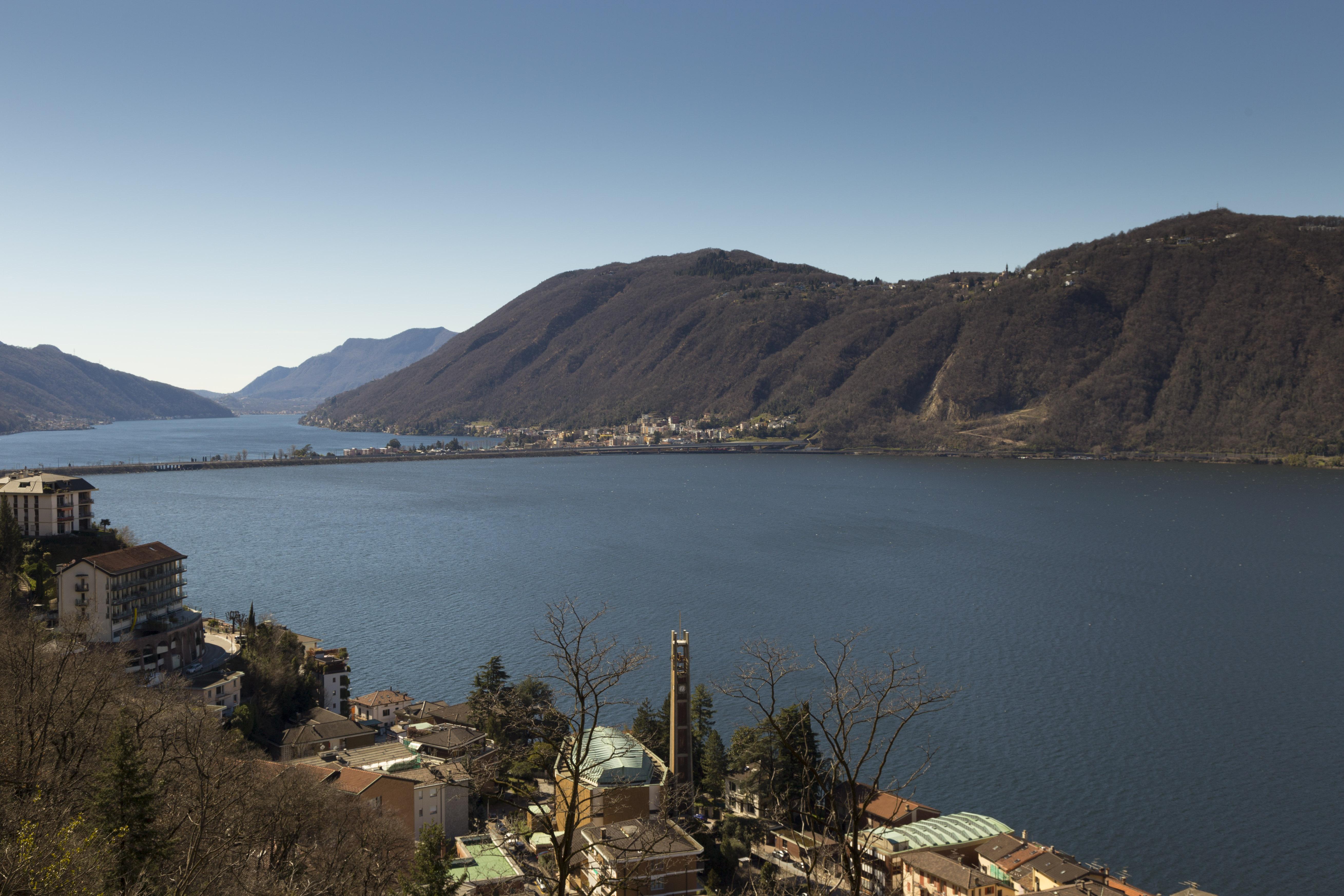 Grand Hotel Campione Campione dʼItalia Esterno foto View of Lake Lugano